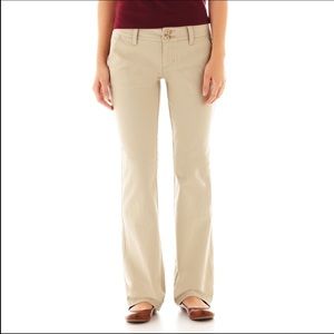 Juniors Bootcut Khaki Pants